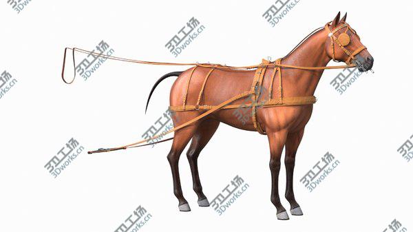 images/goods_img/20210312/Horse Drawn Leather Driving Harness Rigged 3D model/2.jpg